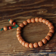 FREE Today: Auspiciousness Luck Tibetan Rudraksha Bodhi Seed Agate Bracelet