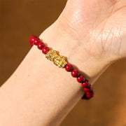 FREE Today: Luck Blessing Natural Cinnabar Beads Pixiu Bracelet