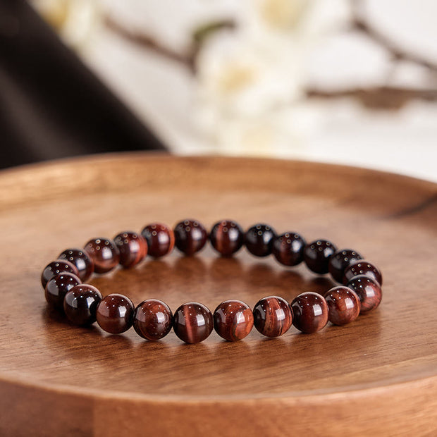 Buddha Stones Natural Tiger Eye Healing Bead Bracelet