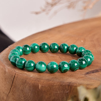 Buddha Stones Natural Malachite Protection Calmness Bracelet