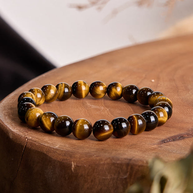 Buddha Stones Tiger Eye Strength Bracelet