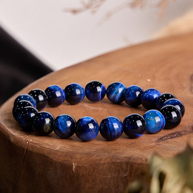 Buddha Stones Blue Tiger Eye Balance Bracelet