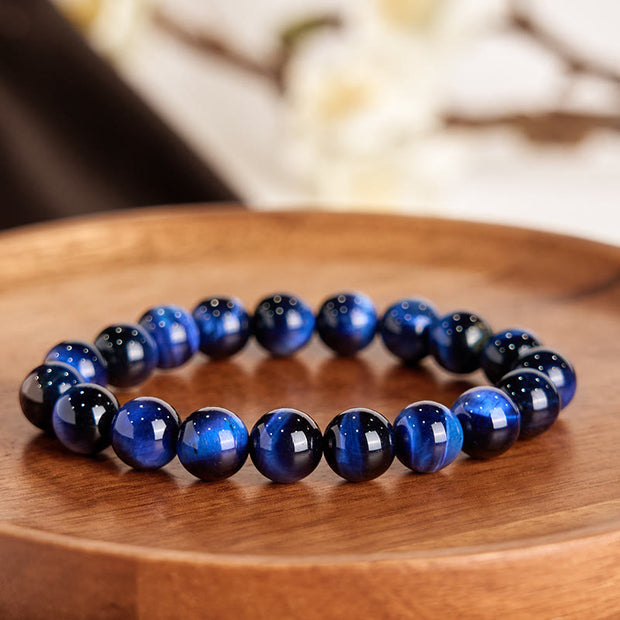 Buddha Stones Blue Tiger Eye Balance Bracelet