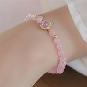 FREE Today: Warmth Love Pink Crystal Pearl Bracelet