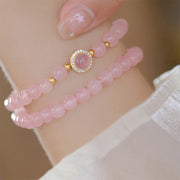 FREE Today: Warmth Love Pink Crystal Pearl Bracelet