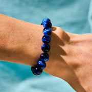 Buddha Stones Blue Tiger Eye Protection Bracelet