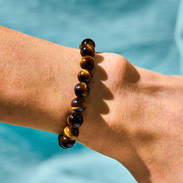 Buddha Stones Tiger Eye Strength Bracelet