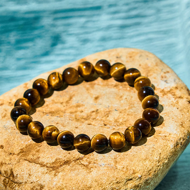 Buddha Stones Tiger Eye Strength Bracelet