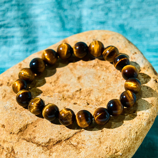 Buddha Stones Tiger Eye Strength Bracelet