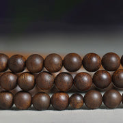 Buddha Stones Cambodia Qinan Agarwood Nine Points Sinking Water Balance Bracelet