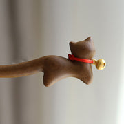 FREE Today: Protection and Healing Classical Chinese Style Cat-shaped Sandalwood Hairpin