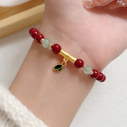 FREE Today: Blessing Strength Cinnabar Bamboo Bracelet