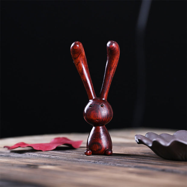 FREE Today: Warmth and Cure Rosewood Small Leaf Red Sandalwood Thuja Sutchuenensis Green Sandalwood Rabbit Decoration