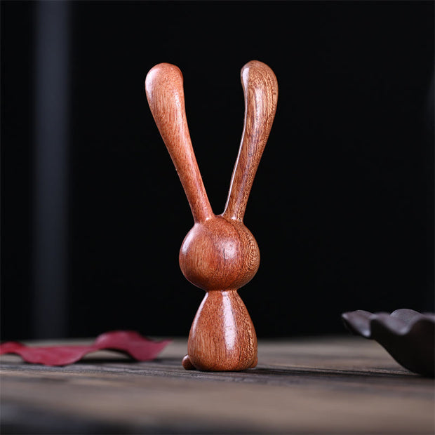 FREE Today: Warmth and Cure Rosewood Small Leaf Red Sandalwood Thuja Sutchuenensis Green Sandalwood Rabbit Decoration