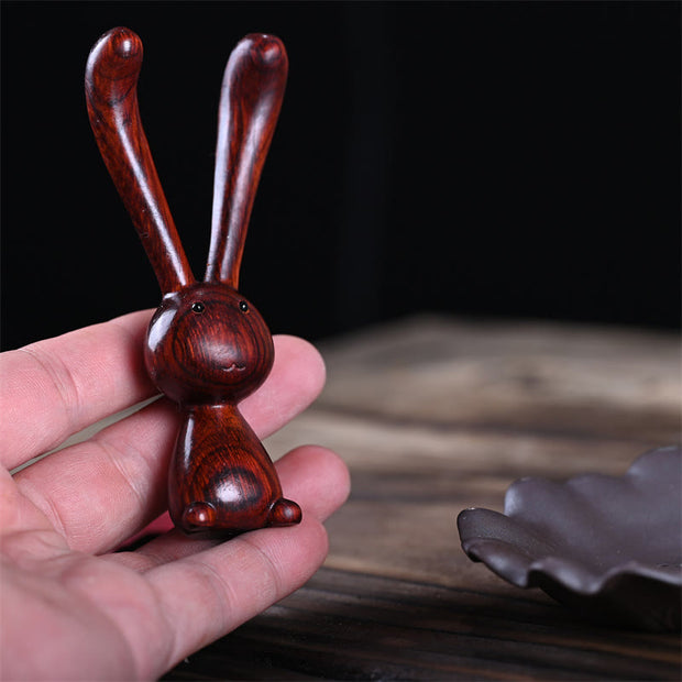 FREE Today: Warmth and Cure Rosewood Small Leaf Red Sandalwood Thuja Sutchuenensis Green Sandalwood Rabbit Decoration