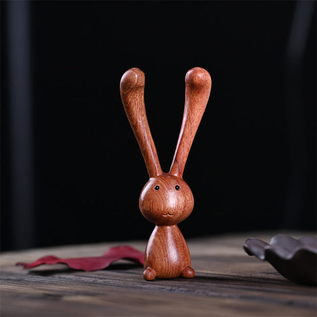 FREE Today: Warmth and Cure Rosewood Small Leaf Red Sandalwood Thuja Sutchuenensis Green Sandalwood Rabbit Decoration