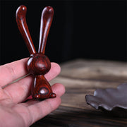 Buddha Stones Rosewood Small Leaf Red Sandalwood Thuja Sutchuenensis Green Sandalwood Rabbit Warmth Decoration