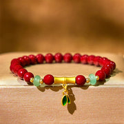 FREE Today: Blessing Strength Cinnabar Bamboo Bracelet