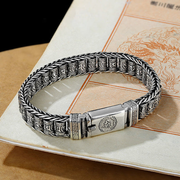 FREE Today: Peace Healing Tibetan Copper Prayer Wheel Om Mani Padme Hum Metal Bracelet - image 1
