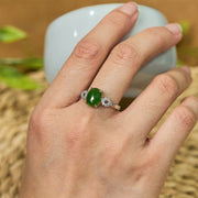 FREE Today: Prosperity and Luck Natural Jade Adjustable Buckle Ring