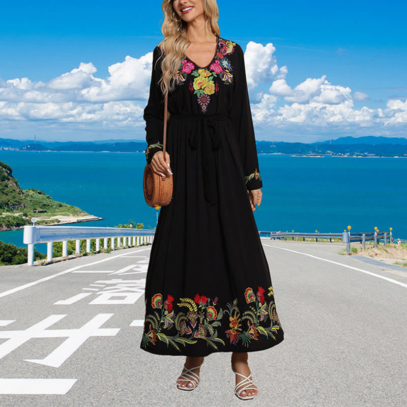 tadashi embroidered lace dress GC Free People Embroidered Fable Midi Dress (MEDIUM) – spellandsage main image 0
