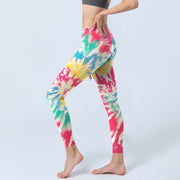 Buddha Stones Spiral Shape Print Exercise Leggings Women's Yoga Pants - image 3