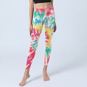 Buddha Stones Spiral Shape Print Exercise Leggings Women's Yoga Pants - image 6