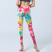 Buddha Stones Spiral Shape Print Exercise Leggings Women's Yoga Pants - image 7