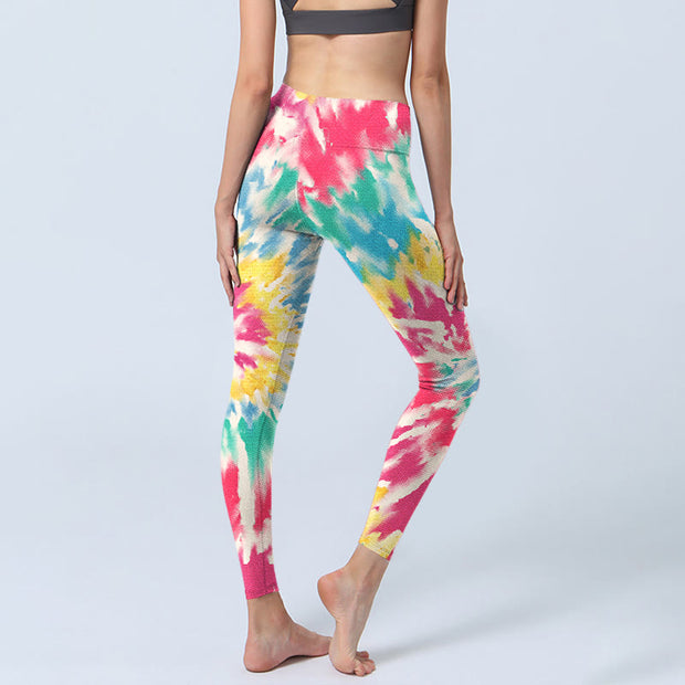 Buddha Stones Spiral Shape Print Exercise Leggings Women's Yoga Pants - image 4