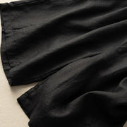 Buddha Stones Summer Casual Plain Zipper Button Cotton Linen Women's Shorts With Pockets - image 16
