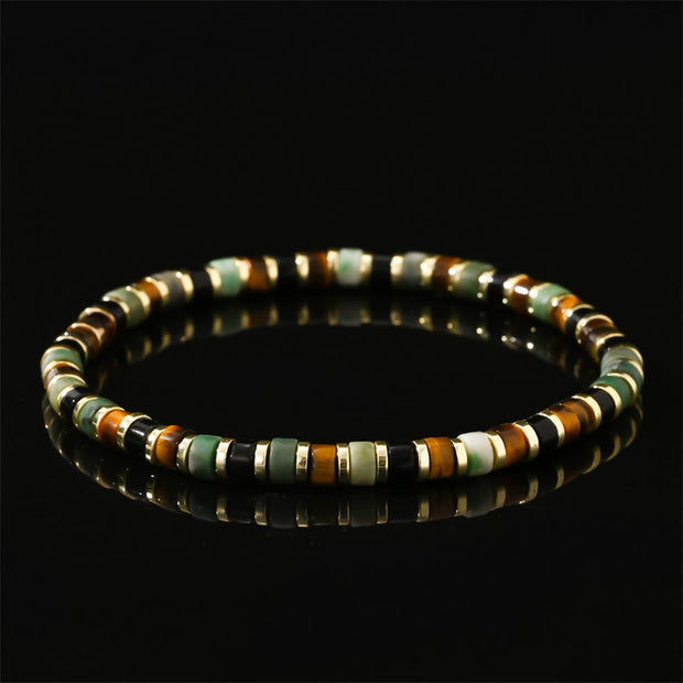 FREE Today: Support and Powerful Natural Hematite Tiger Eye Stones Bracelet