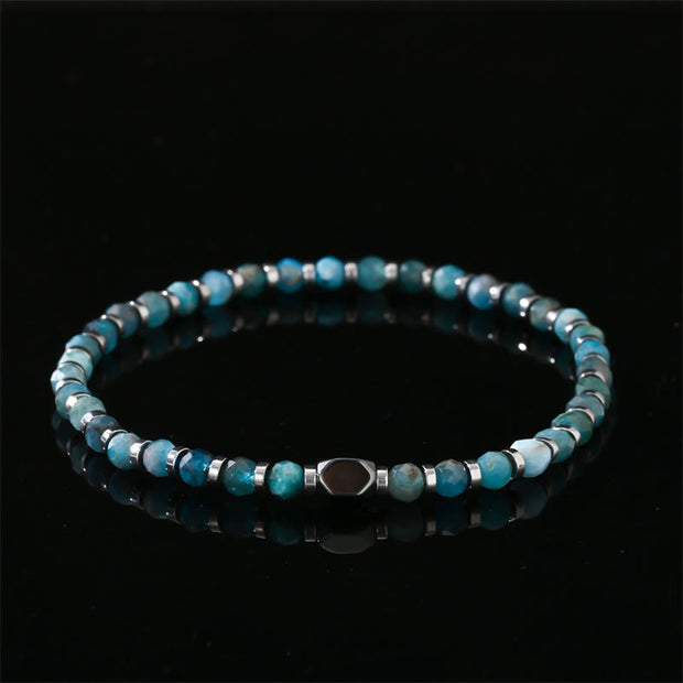 FREE Today: Meditation and Communication Apatite Hematite Bracelet