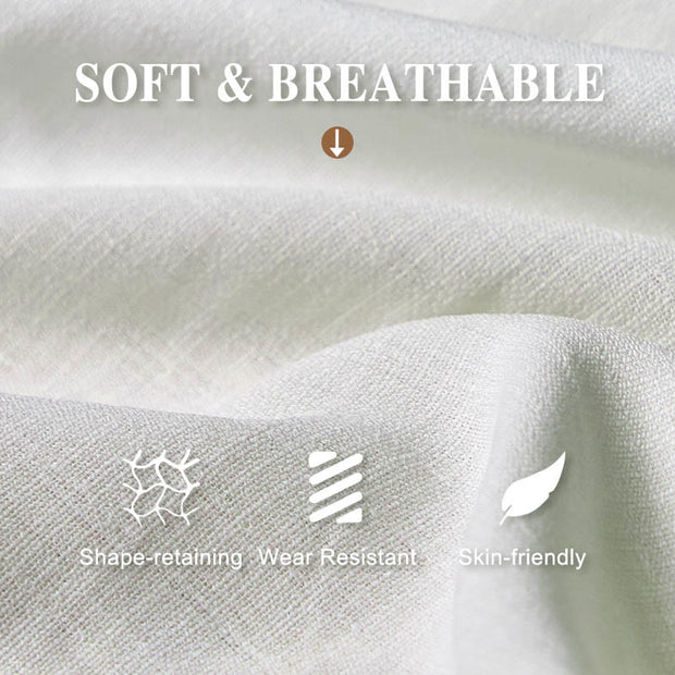 Buddha Stones Casual White Flower Grass Pattern Women's Elastic Waist Harem Pants - image 4