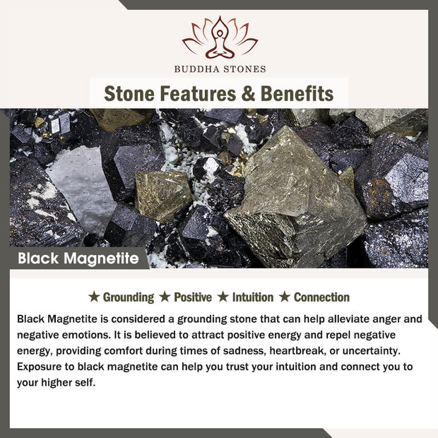 FREE Today: Anti-Anxiety and Purity Natural Malachite Black Magnetite Black Obsidian Double Row Beads Bracelet