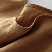 Buddha Stones Summer Plain Adjustable Strap Design Women's Cotton Linen Vest Waistcoat - image 26