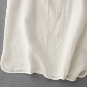Buddha Stones Summer Plain Adjustable Strap Design Women's Cotton Linen Vest Waistcoat - image 13