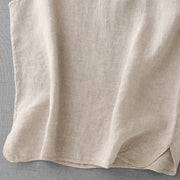 Buddha Stones Summer Plain Adjustable Strap Design Women's Cotton Linen Vest Waistcoat - image 5
