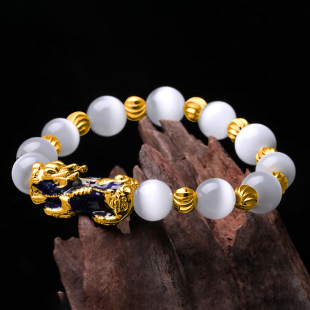 FREE Today: Support and Wealth Cat Eye Color Change PiXiu Bracelet