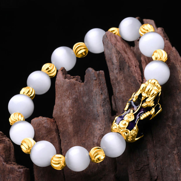 FREE Today: Support and Wealth Cat Eye Color Change PiXiu Bracelet