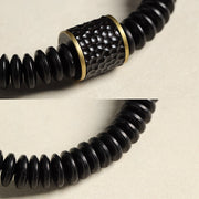 FREE Today: Happiness and Positive Tibetan Coconut Shell Auspicious Clouds Bracelet