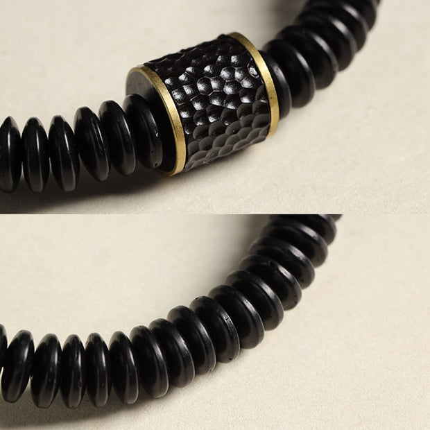 FREE Today: Happiness and Positive Tibetan Coconut Shell Auspicious Clouds Bracelet