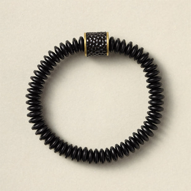 FREE Today: Happiness and Positive Tibetan Coconut Shell Auspicious Clouds Bracelet