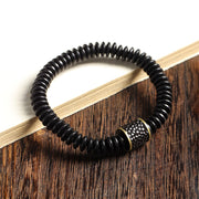 FREE Today: Happiness and Positive Tibetan Coconut Shell Auspicious Clouds Bracelet