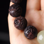FREE Today: Warmth and Cure Tibetan Rosewood Engraving PiXiu Bracelet