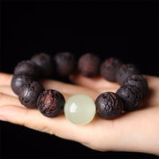 FREE Today: Warmth and Cure Tibetan Rosewood Engraving PiXiu Bracelet
