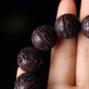 FREE Today: Warmth and Cure Tibetan Rosewood Engraving PiXiu Bracelet