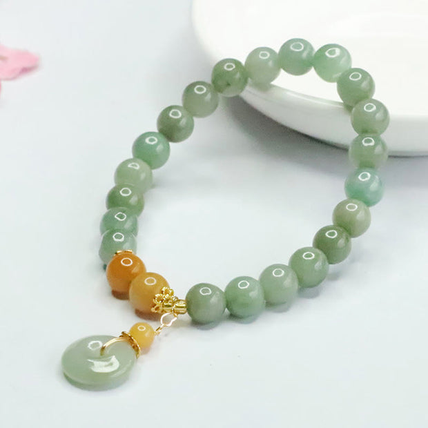 FREE Today: Abundance and Fortune Jade Beads Peace Buckle Bracelet