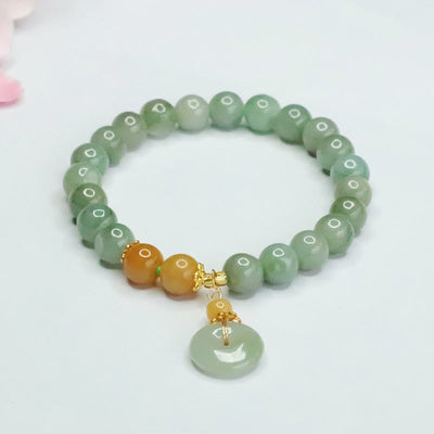 FREE Today: Abundance and Fortune Jade Beads Peace Buckle Bracelet