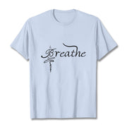 Buddha Stones Breathe Word Tee T-shirt