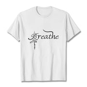 Buddha Stones Breathe Word Tee T-shirt